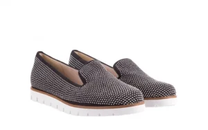 Mokasyny -018 1556-38 Black Black 018512, Czarny, Materiał | Bayla Discount