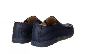 Mokasyny -081 949 Juma Blue Brąz 081091, Granat, Skóra naturalna | Bayla Clearance