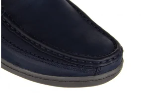 Mokasyny -081 949 Juma Blue Brąz 081091, Granat, Skóra naturalna | Bayla Clearance