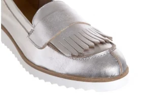 Mokasyny -118 3076 Pianeta Argento, Srebro, Skóra naturalna | Bayla Outlet