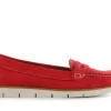 Mokasyny -112 058-519 15YY Byn Kirmizi Nubuck - Red, Czerwony, Skóra naturalna | Bayla Hot