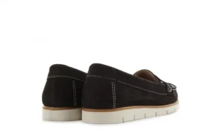Mokasyny -112 058-519 15YY Byn Siyah Nubuck - Black, Czarny, Skóra naturalna | Bayla Sale