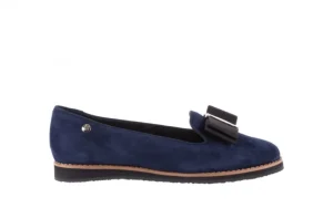 Mokasyny -018 1063-X90 Navy, Granat, Skóra naturalna | Bayla Best