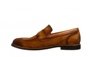 Mokasyny B463-G21-WX08 Tan 104253, Brązowy, Skóra naturalna | Brooman New