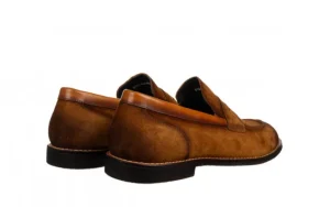 Mokasyny B463-G21-WX08 Tan 104253, Brązowy, Skóra naturalna | Brooman New