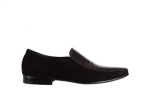 Mokasyny 1352-46EA Black, Czarny, Skóra naturalna | Brooman New