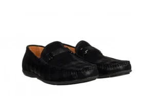 Mokasyny 628A-3-H04X259 Black 104241, Czarny, Skóra naturalna | John Doubare Hot