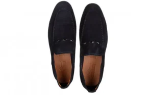 Mokasyny D778-198B-29 Blue 104249, Granatowy, Skóra naturalna | John Doubare Online