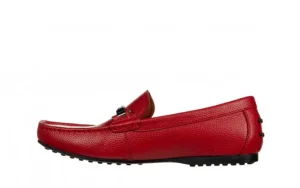 Mokasyny 4D02-1-F6 Red 104246 | John Doubare Outlet