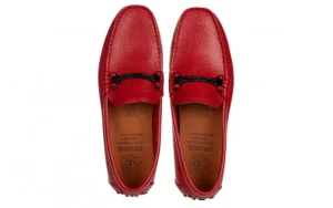 Mokasyny 4D02-1-F6 Red 104246 | John Doubare Outlet