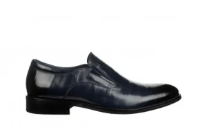 Mokasyny Q13AA-C68-C014 Blue 104258, Granatowy, Skóra naturalna | John Doubare Outlet