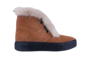 Śniegowce 161 017 2032 105 Tan Suede 161162, Brąz, Skóra naturalna | Bayla Best