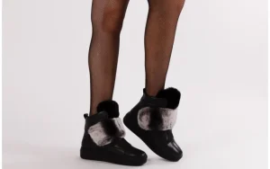 Śniegowce -161 017 2021 Black 161234, Czarny, Skóra naturalna | Bayla Discount