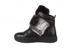 Śniegowce -161 017 2021 Black 161234, Czarny, Skóra naturalna | Bayla Discount