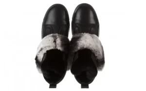 Śniegowce -161 017 2021 Black 161234, Czarny, Skóra naturalna | Bayla Discount