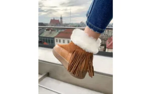 Śniegowce -158 17087 Cognac, Brąz, Skóra naturalna | Bayla Sale