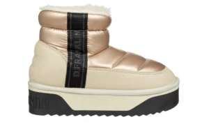 Śniegowce D Franklin Nordic V2 Low Bomb Beig 206012, Beżowy, Materiał | D.Franklin Discount