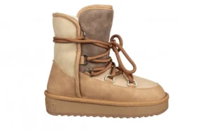 Śniegowce D Franklin Nordic Trk Sand 206009, Beżowy, Materiał | D.Franklin Fashion