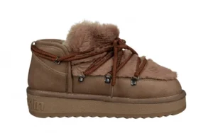 Śniegowce D Franklin Nordic Trk Fur Low Brown 206008, Brązowy, Materiał | D.Franklin Online