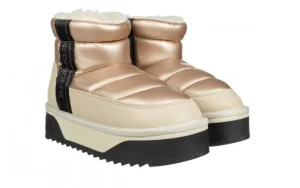 Śniegowce D Franklin Nordic V2 Low Bomb Beig 206012, Beżowy, Materiał | D.Franklin Discount