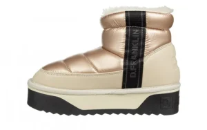 Śniegowce D Franklin Nordic V2 Low Bomb Beig 206012, Beżowy, Materiał | D.Franklin Discount