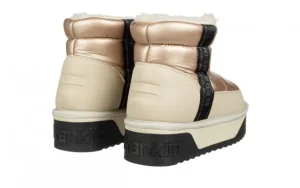 Śniegowce D Franklin Nordic V2 Low Bomb Beig 206012, Beżowy, Materiał | D.Franklin Discount