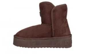 Śniegowce D Franklin Nordic V2 Basic Low Chocolate 206010, Brązowy, Materiał | D.Franklin Clearance