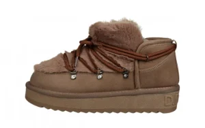 Śniegowce D Franklin Nordic Trk Fur Low Brown 206008, Brązowy, Materiał | D.Franklin Online