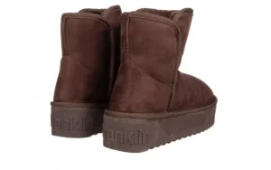 Śniegowce D Franklin Nordic V2 Basic Low Chocolate 206010, Brązowy, Materiał | D.Franklin Clearance