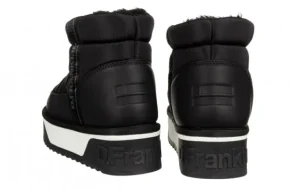 Śniegowce D Franklin Nordic V2 Low Bomb Black 206013, Czarny, Materiał | D.Franklin Outlet