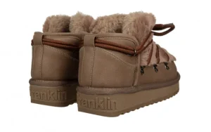 Śniegowce D Franklin Nordic Trk Fur Low Brown 206008, Brązowy, Materiał | D.Franklin Online