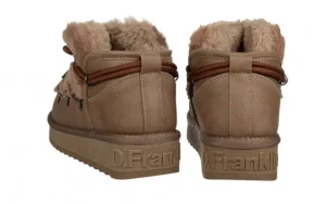 Śniegowce D Franklin Nordic Trk Fur Low Brown 206008, Brązowy, Materiał | D.Franklin Online