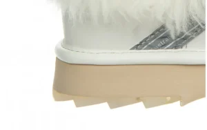 Śniegowce Blurred Glossy Coconut 119180, Biały, Skóra naturalna | EMU Outlet