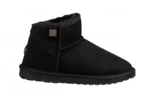 Śniegowce Platinum Slim Darling Black 119199, Czarny, Skóra naturalna | EMU New