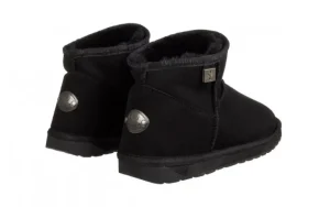 Śniegowce Platinum Slim Darling Black 119199, Czarny, Skóra naturalna | EMU New