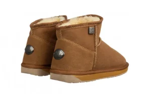 Śniegowce Platinum Slim Darling Chestnut 119201, Brązowy, Skóra naturalna | EMU Clearance