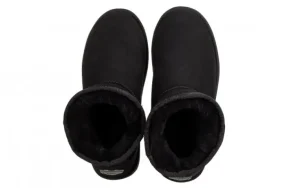 Śniegowce Platinum Slim Darling Black 119199, Czarny, Skóra naturalna | EMU New