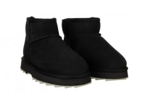 Śniegowce Sharky Micro Black 23 119141, Czarny, Skóra naturalna | EMU Hot