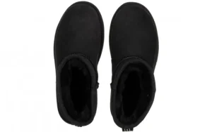 Śniegowce Sharky Micro Black 23 119141, Czarny, Skóra naturalna | EMU Hot