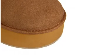 Śniegowce Stinger Micro Flatform Chestnut 119197, Brązowy, Skóra naturalna | EMU Sale