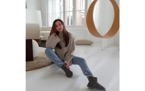 Śniegowce Stinger Mini Charcoal 119073, Szary, Skóra naturalna | EMU Discount