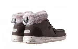 Śniegowce Eloise Bruno 003194, Zielony, Skóra naturalna | HeyDude Outlet