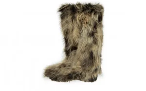 Śniegowce Loren-L Bitono, Czarny, Futro naturalne | Oscar Clearance