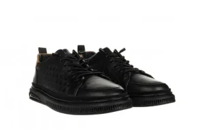 Półbuty E40807A Black 514241, Czarny, Skóra naturalna | Andiamo Best