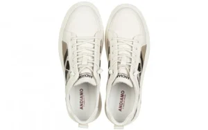 Półbuty E40808B White 514243, Biały, Skóra naturalna | Andiamo Fashion