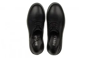 Półbuty -161 084 500 169 011 Black 161588, Czarny, Skóra naturalna | Bayla Clearance