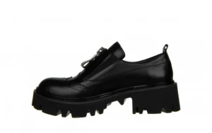 Półbuty -161 054 2894 03 Black 161383, Czarny, Skóra naturalna | Bayla Discount