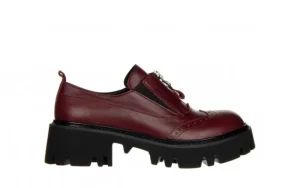 Półbuty -161 054 2894 750 Bordo 161385, Skóra naturalna | Bayla Best