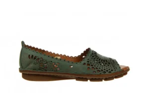 Półbuty -161 174 4102 1 Green Bay 161518, Zielony, Skóra naturalna | Bayla Outlet