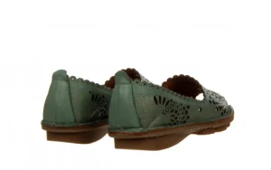 Półbuty -161 174 4102 1 Green Bay 161518, Zielony, Skóra naturalna | Bayla Outlet